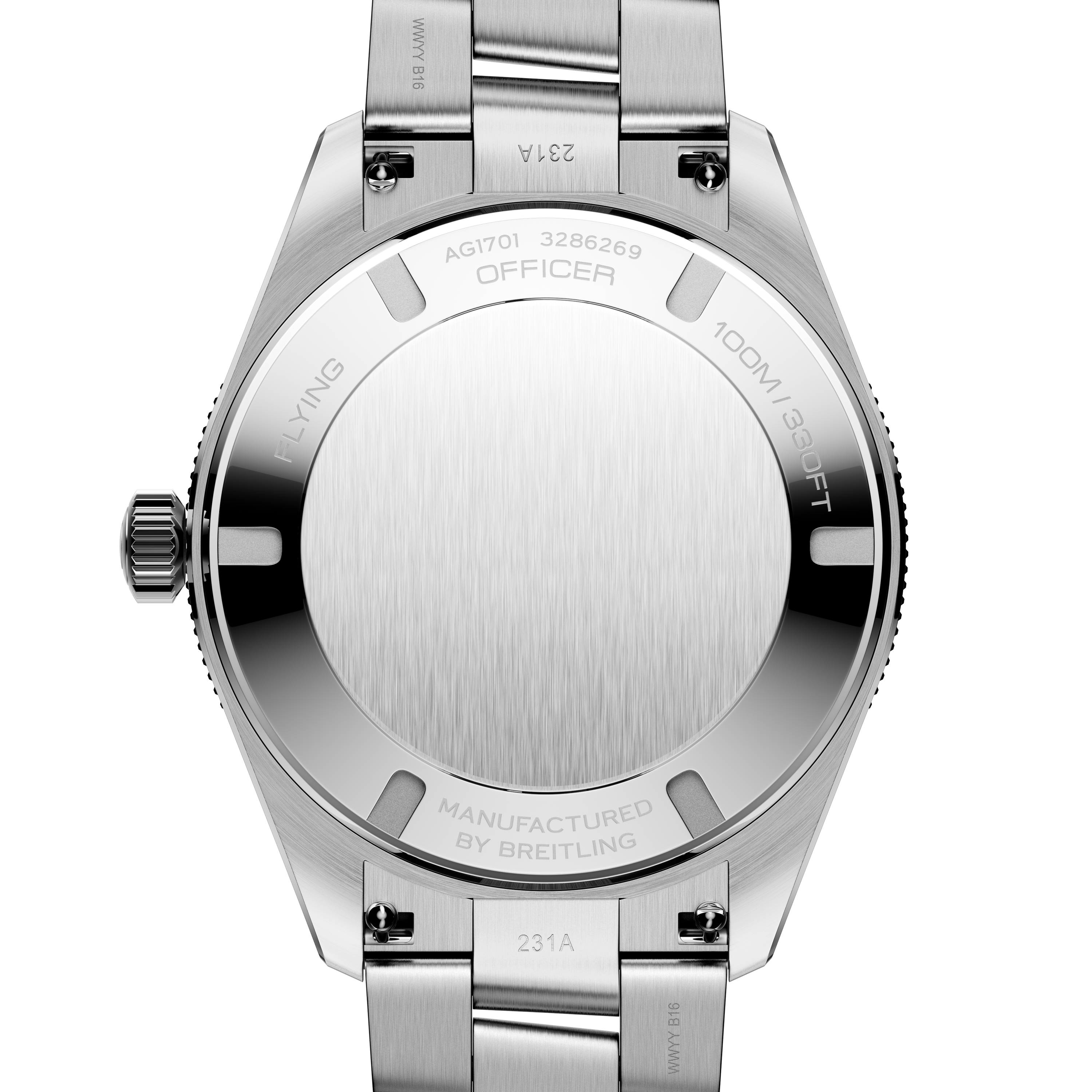 Flying Officer | 40mm, Steel Case, Steel Strap