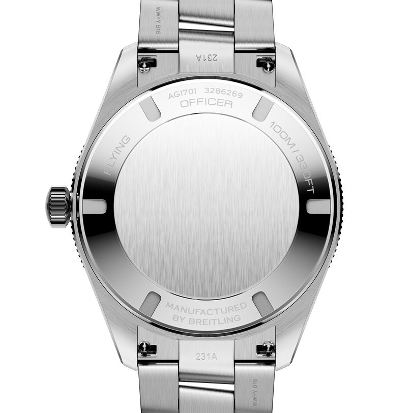 Flying Officer | 40mm, Steel Case, Steel Strap
