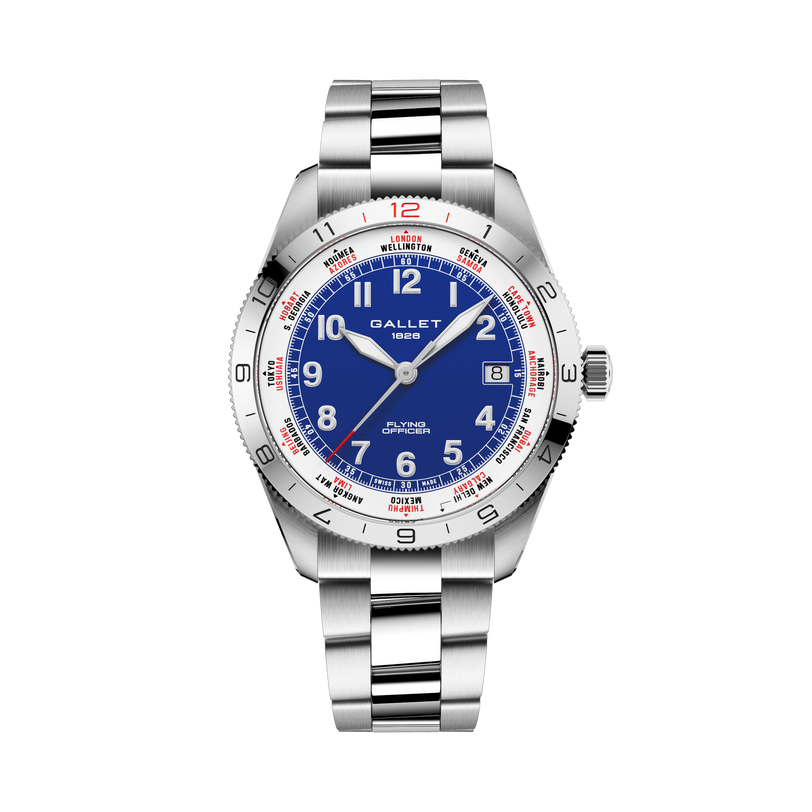 Flying Officer | 40mm, Steel Case, Steel Strap