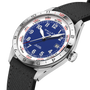 Flying Officer | 40mm, Steel Case, Black Fabric Strap