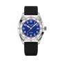 Flying Officer | 40mm, Steel Case, Black Fabric Strap