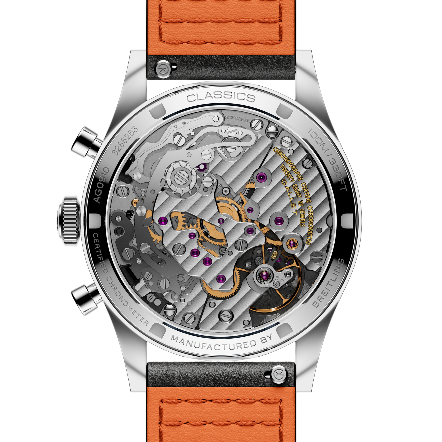 Tribute Silverlight | 38mm, Steel Case, Black Leather Strap
