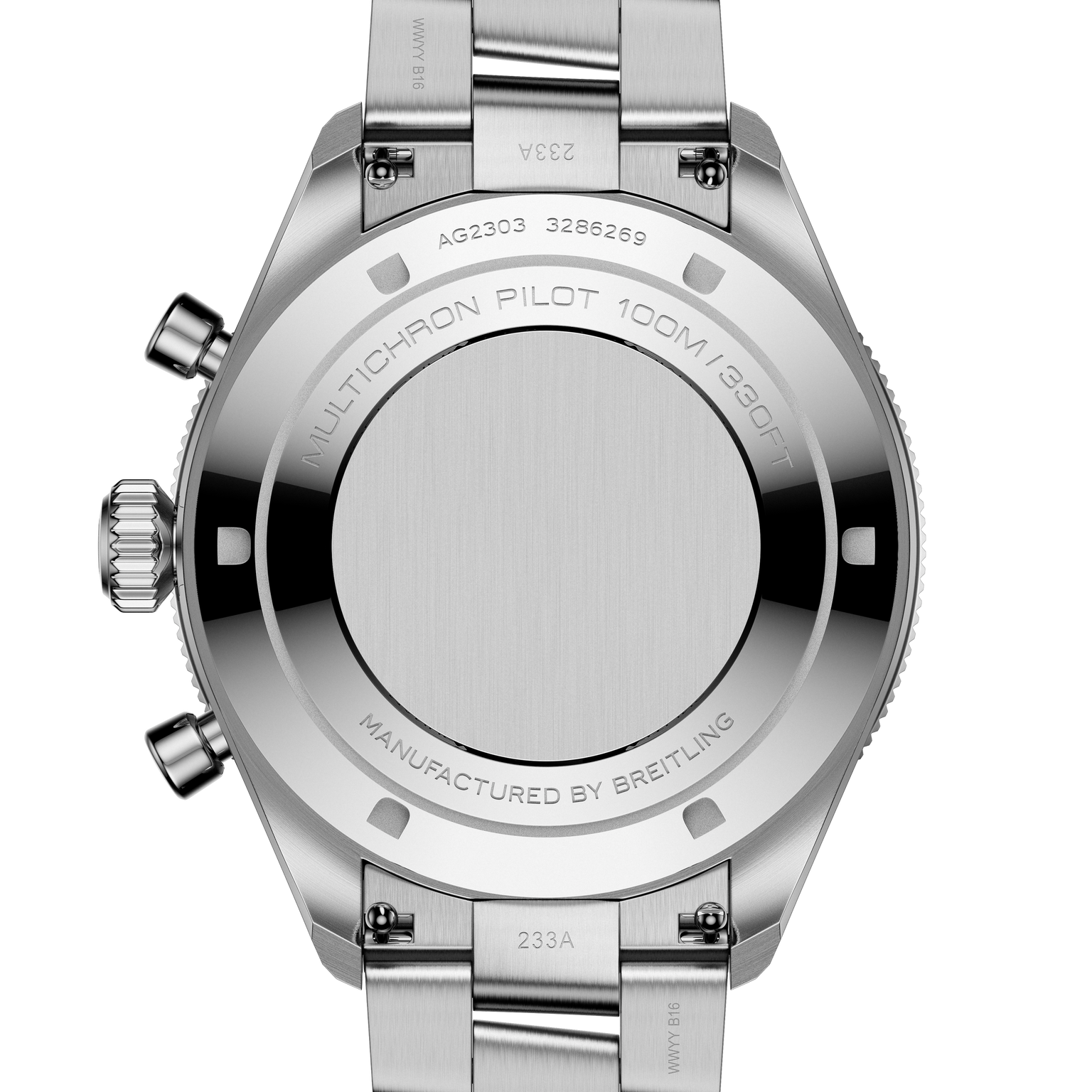 Multichron Pilot | 42mm, Steel Case, Steel Strap