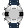 Multichron Pilot | 42mm, Steel Case, Blue Leather Field Strap