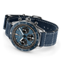 Multichron Pilot | 42mm, Steel Case, Blue Leather Field Strap
