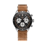 Multichron Pilot | 42mm, Steel Case, Brown Leather Field Strap