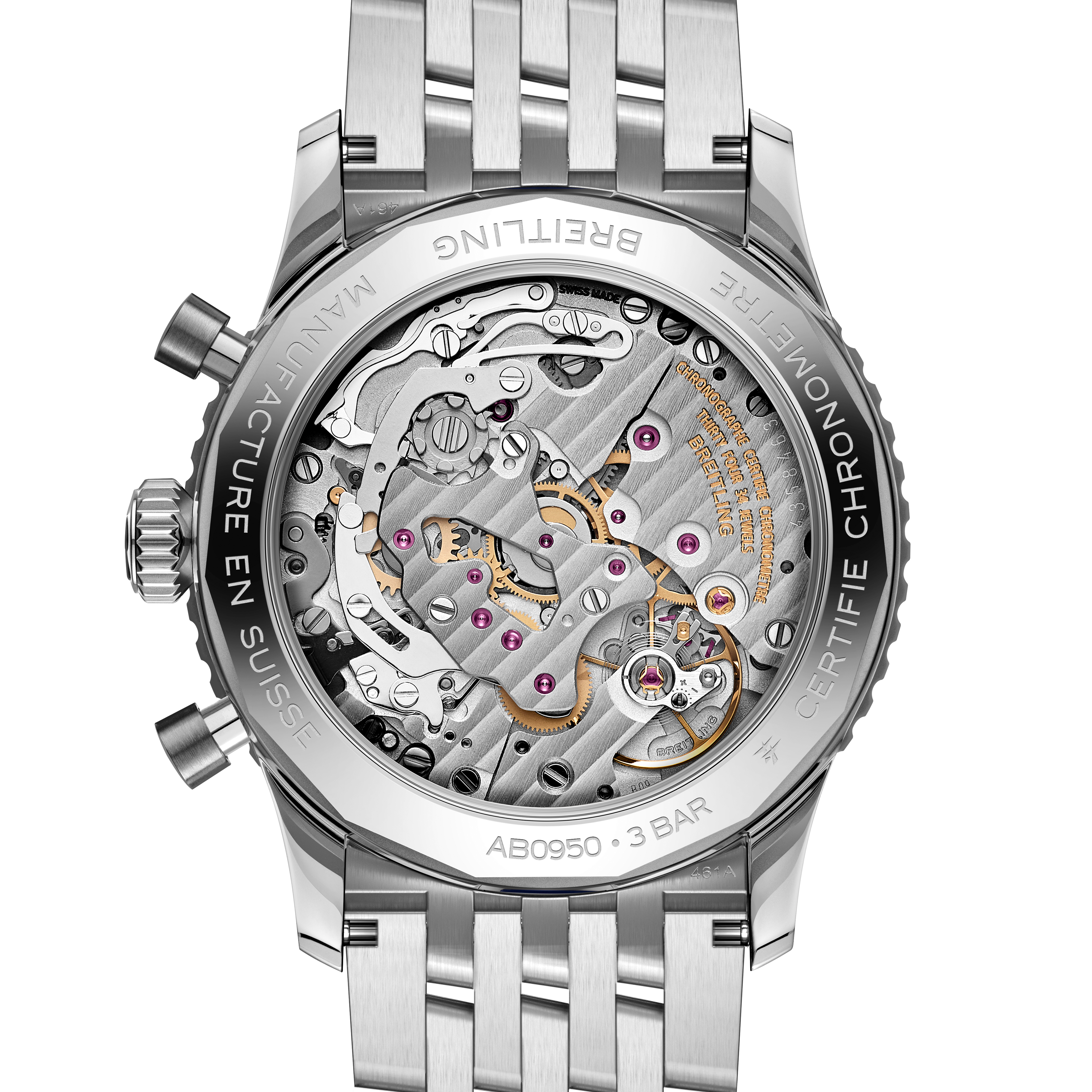 Navitimer B09 Chronograph 41 | Stainless Steel Case, Black Panda Dial