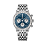 Navitimer B09 Chronograph 41 | Blue Panda Dial, Stainless Steel Strap