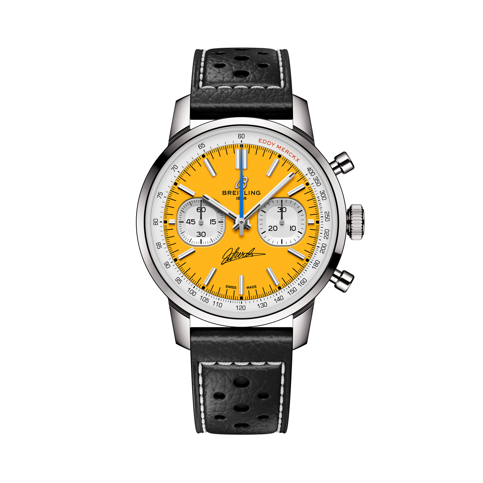 Top Time B01 Eddy Merckx | 41mm, Leather Strap, Men's Watch