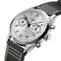 Tribute Silverlight | 38mm, Steel Case, Black Leather Strap