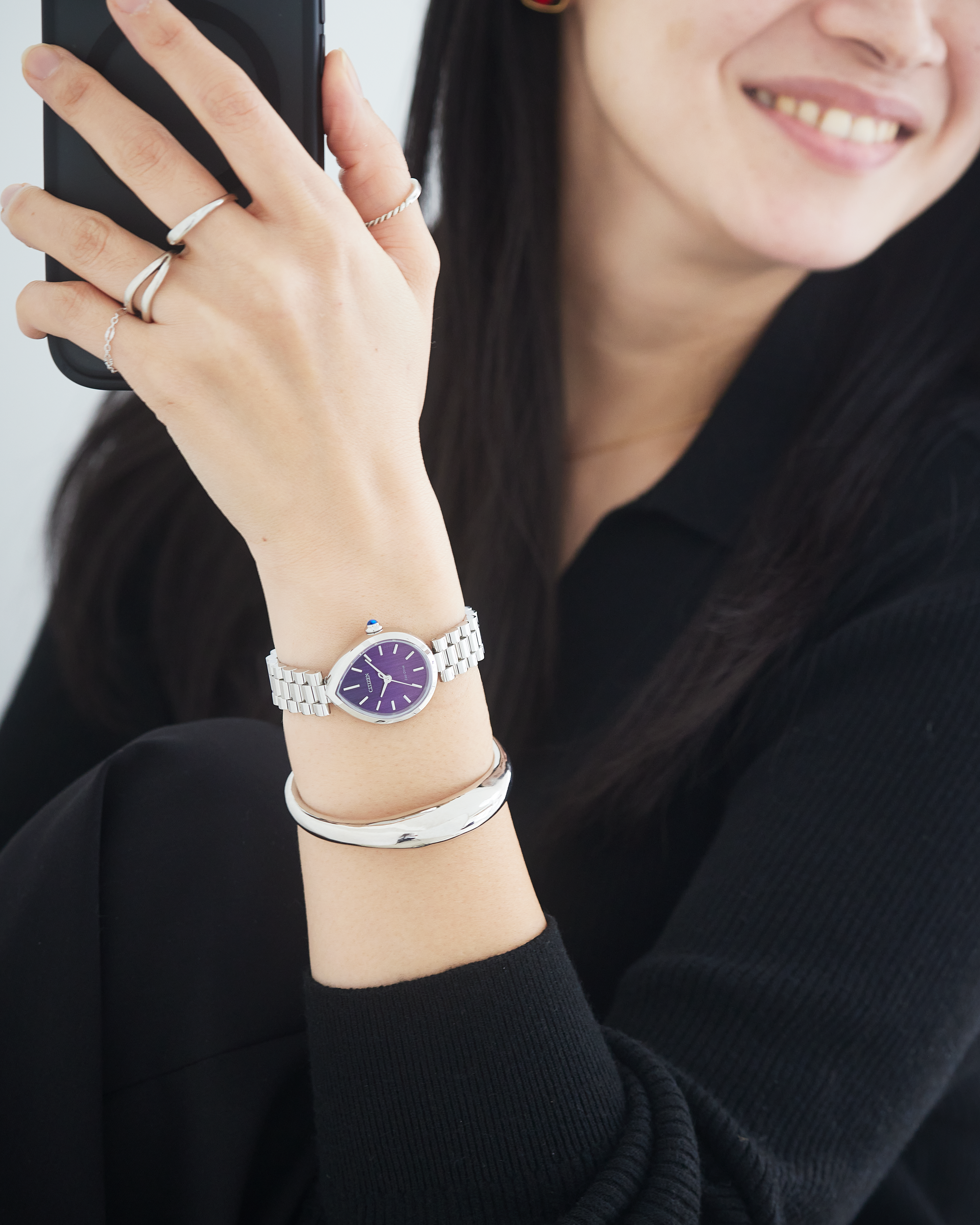 Citizen Rainell Steel 26 mm Eco Drive