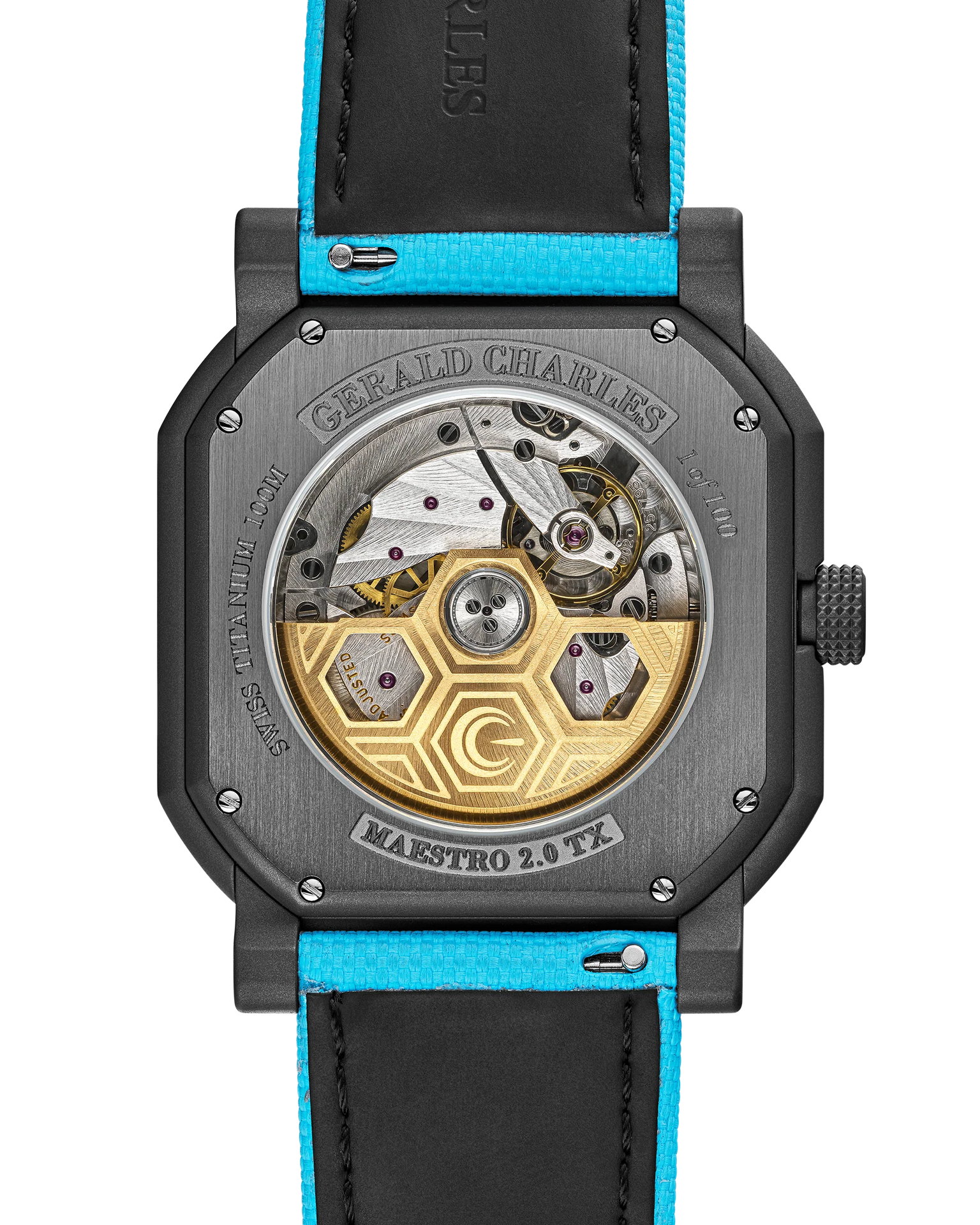 Maestro GC Sport Tennis Light Turquoise | 41mm, Titanium