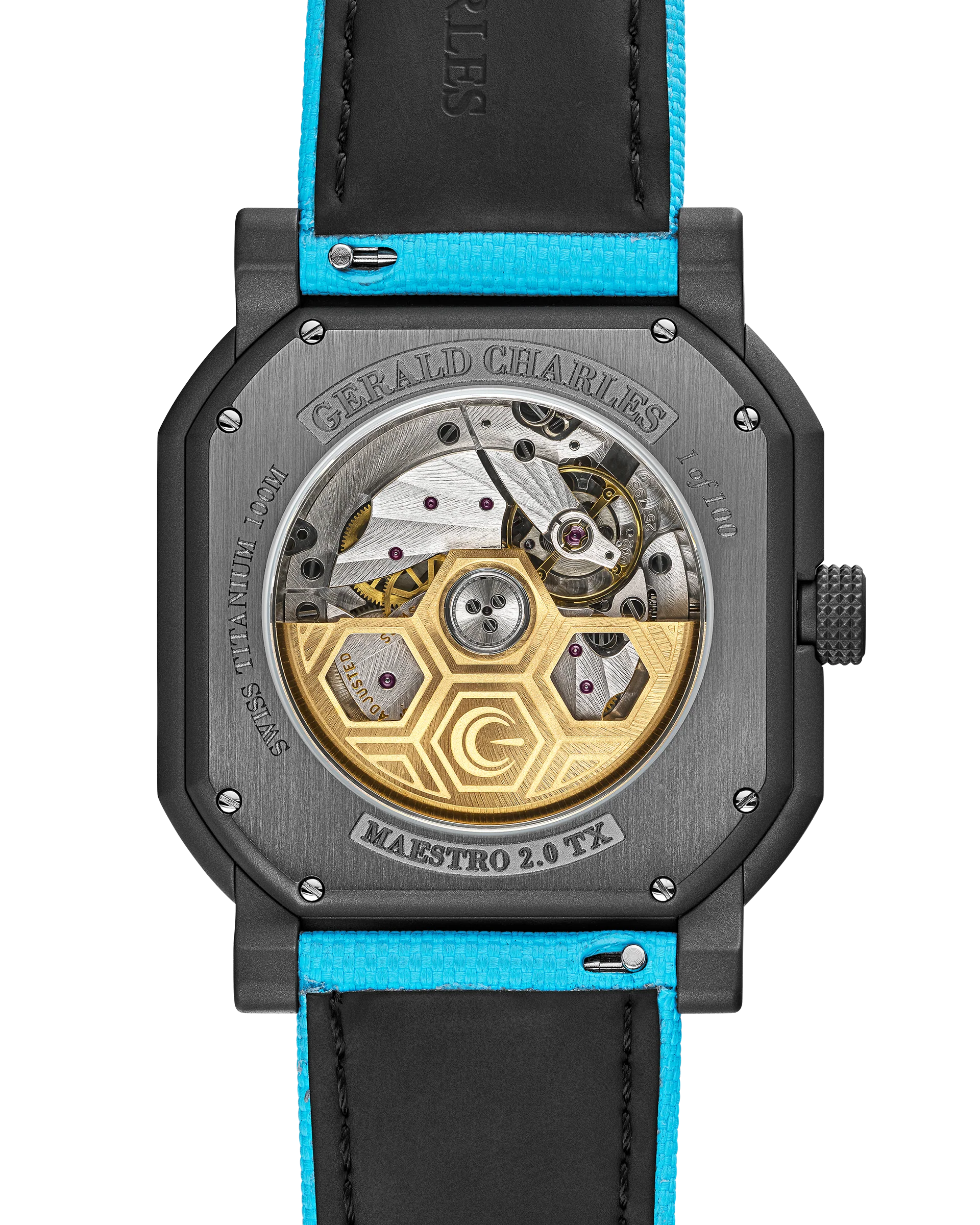 Maestro GC Sport Tennis Light Turquoise | 41mm, Titanium