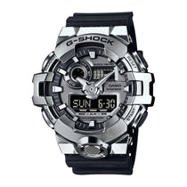 GM-700-1A Quartz G Steel Steel / Resin Silver | 58mm, Steel & Rubber Coating, Resin, Silver Dial