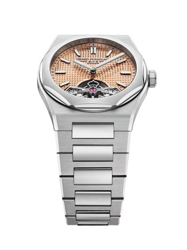 Laureato Fifty Tourbillon Micro-Rotor Rose Gold | 39mm, Steel, Men's Watch