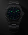 F77 SST Chrono Mechaquartz Blue MK2 | 38mm, Stainless Steel