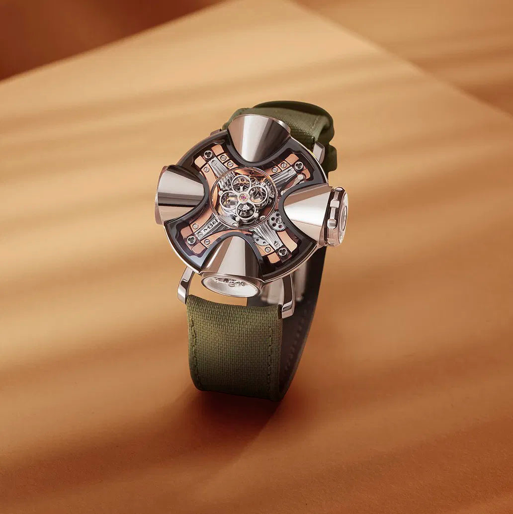 Horological Machine Nº11 Architect Red Gold Edition | 42mm, Rubber Strap, Men's Watch