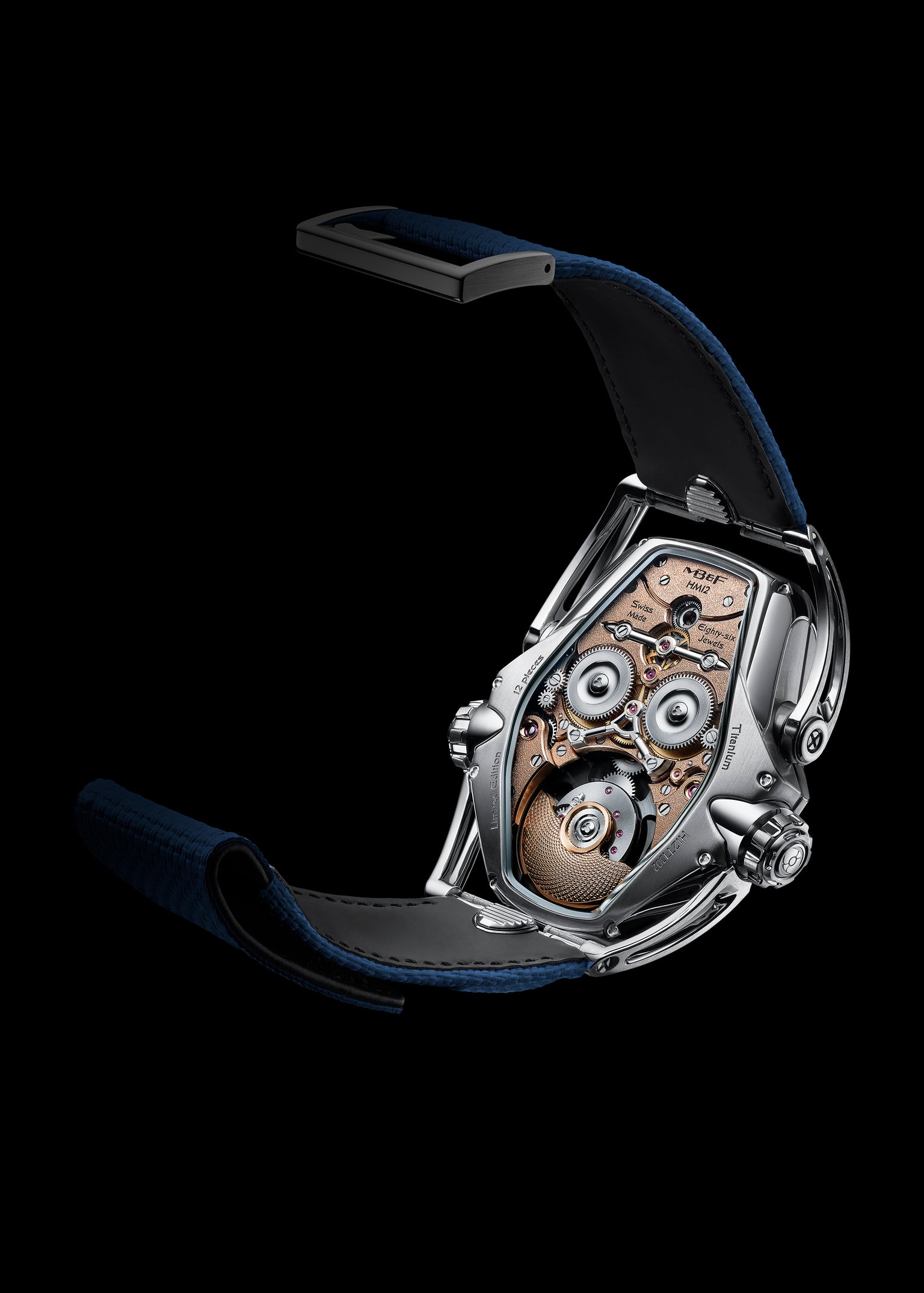 HM12 Guardian | 49mm, Blue, Mens Watch
