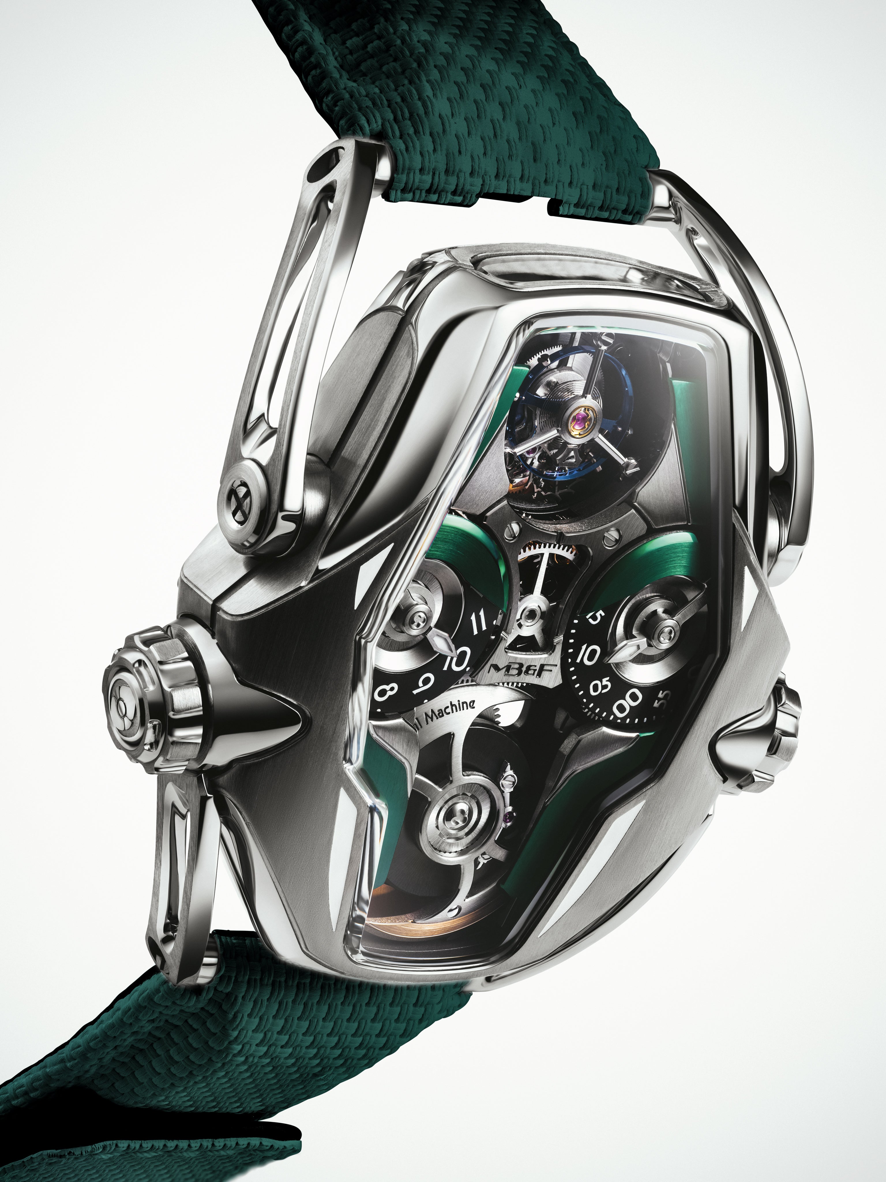 HM12 Guardian | 49mm, Green, Mens Watch