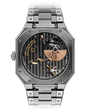 Masterlink Atelier Rhodium | 30mm, Hammered Dial, Stainless Steel