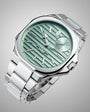 Ripples Metallic Green Front Oblique