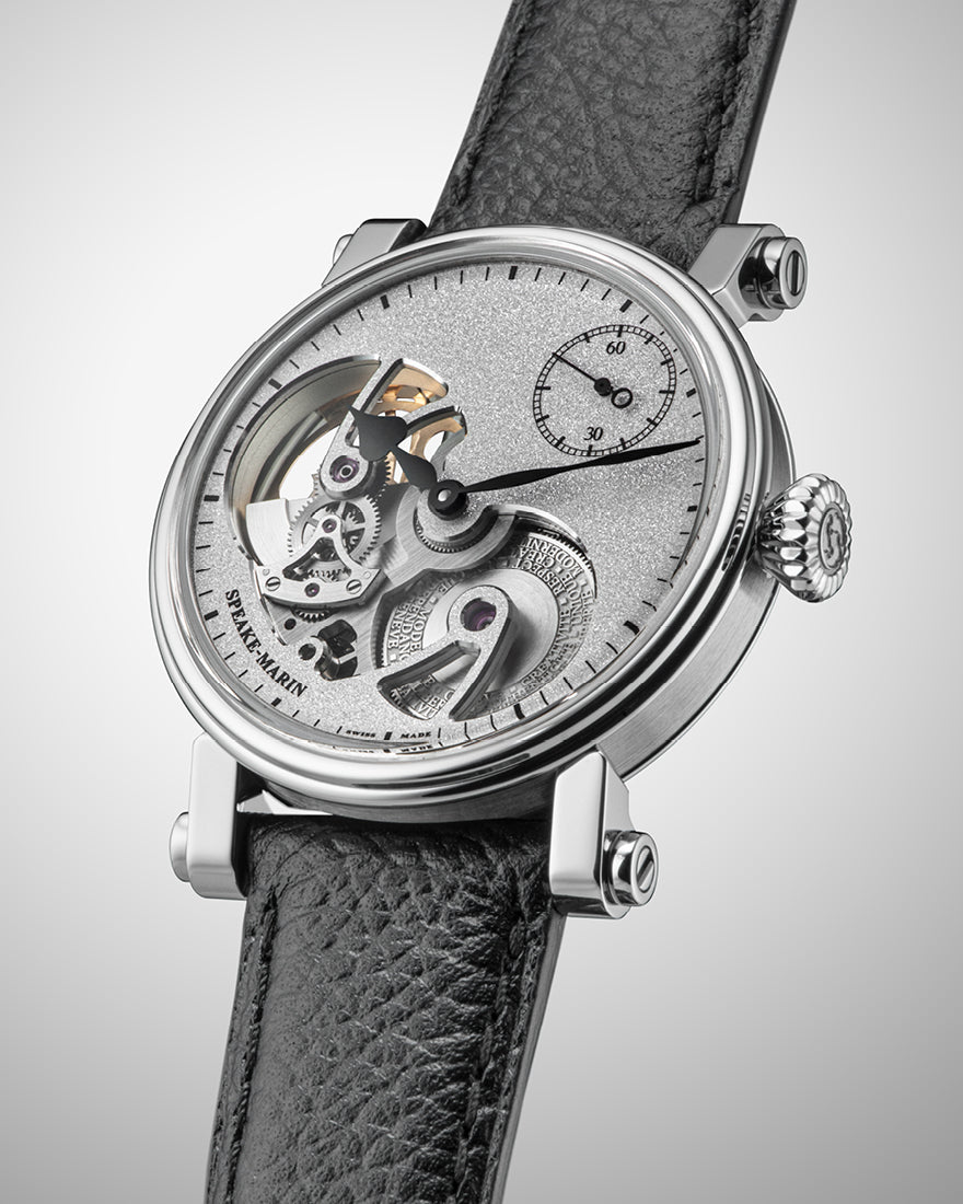 Openworked Sandblasted Titanium | 42mm, Men's Watch