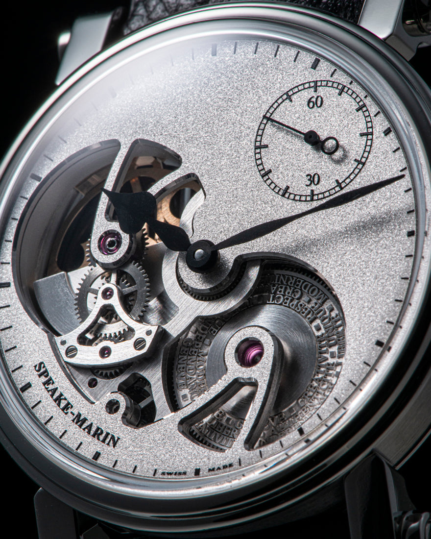 Openworked Sandblasted Titanium | 42mm, Men's Watch
