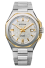 Series8 White | 39mm, Two-Tone Stainless Steel