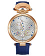 19Thirty Blue Meteorite Dial | 42mm, Gold Case, Alligator Strap, Men's Watch