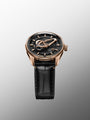 Freak X Gold | 41mm, Rose Gold, Black Alligator Leather, Mens Watch