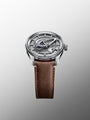 Freak X Grey | 41mm, Stainless Steel, Brown Calf Leather, Mens Watch