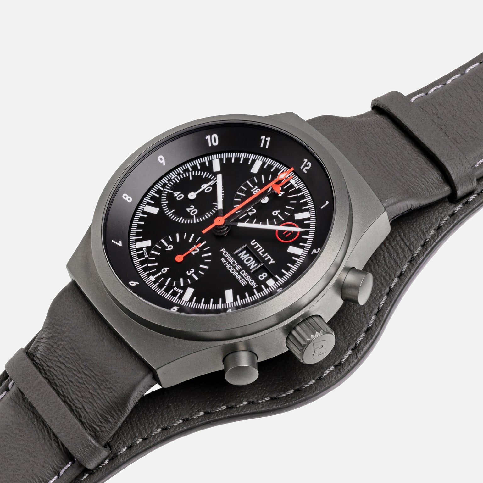 Porsche Design Chronograph 1 Utility - Limited Edition for Hodinkee | 41mm, Titanium and Leather