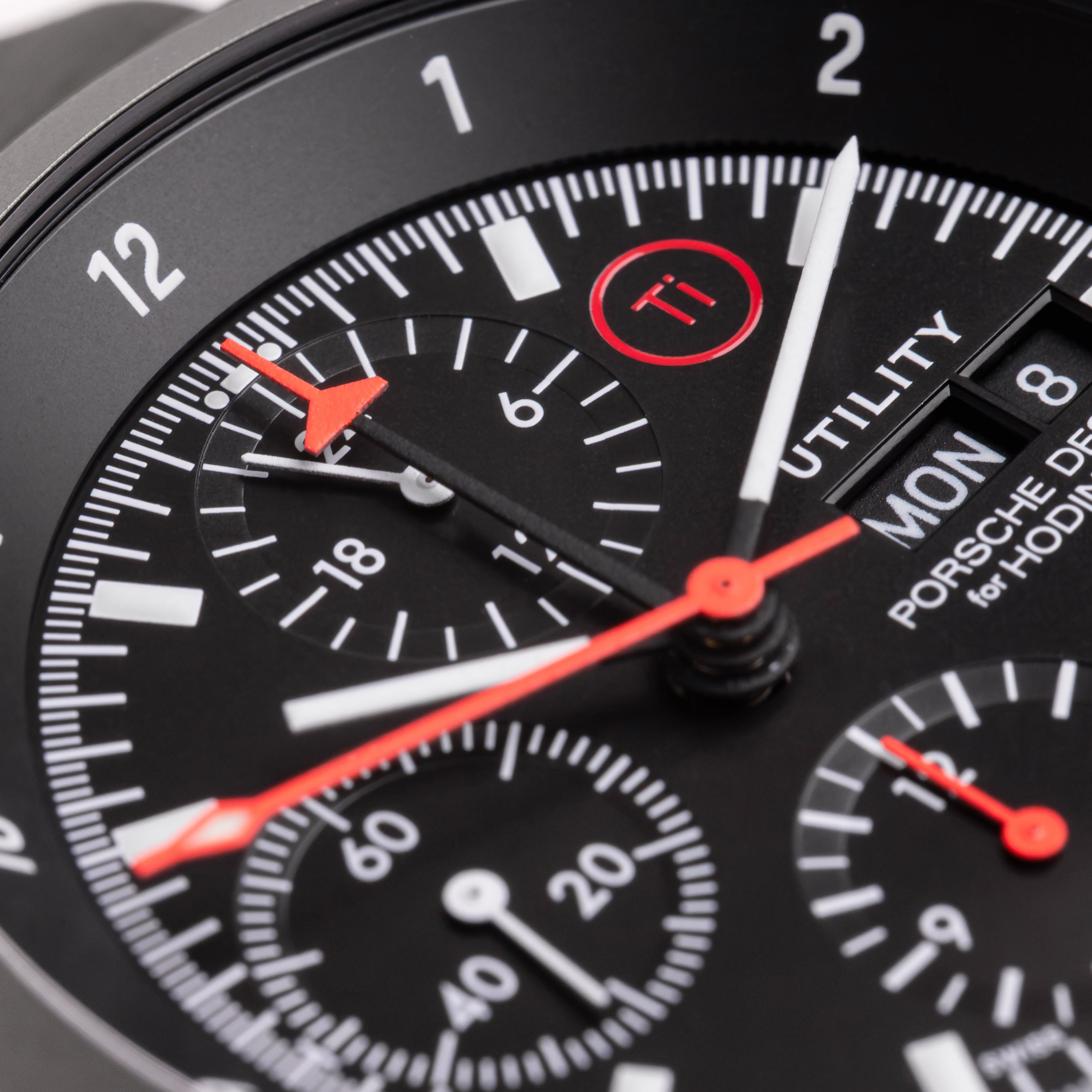 Porsche Design Chronograph 1 Utility - Limited Edition for Hodinkee | 41mm, Titanium and Leather