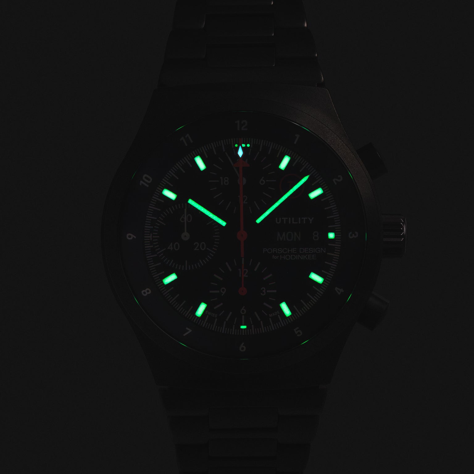 Porsche Design Chronograph 1 Utility - Limited Edition for Hodinkee | 41mm, Titanium and Leather