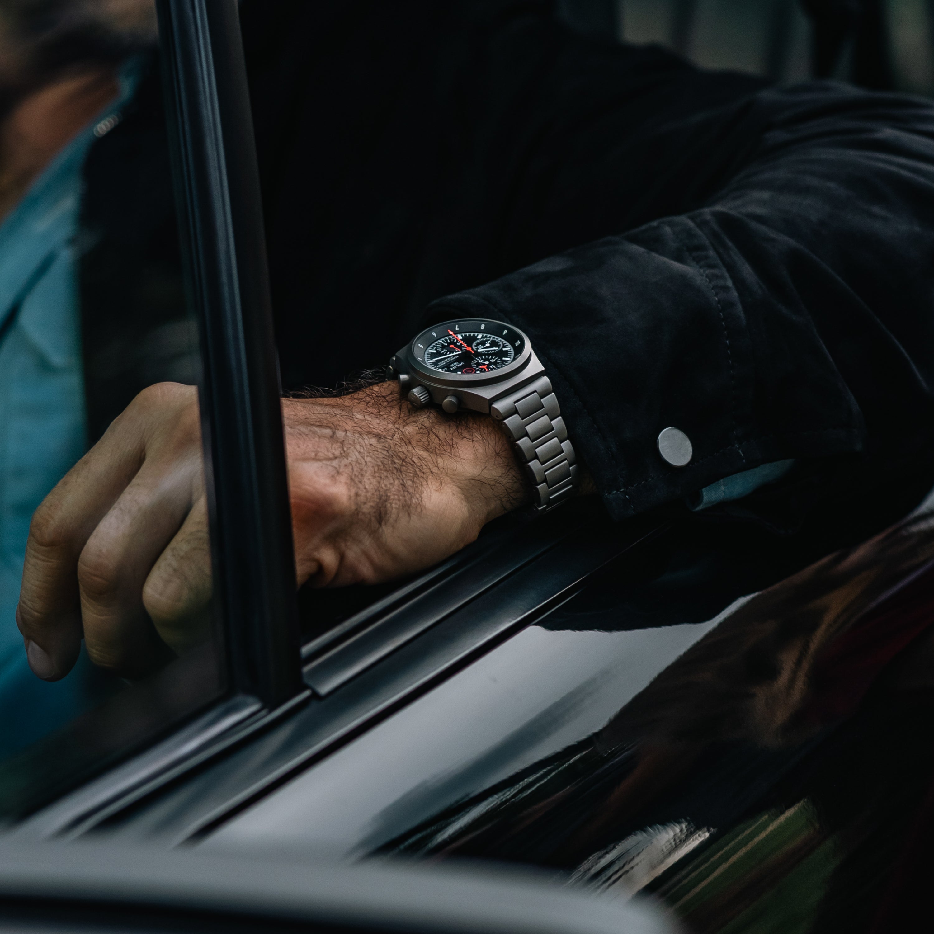 Porsche Design Chronograph 1 Utility - Limited Edition for Hodinkee | 41mm, Titanium and Leather