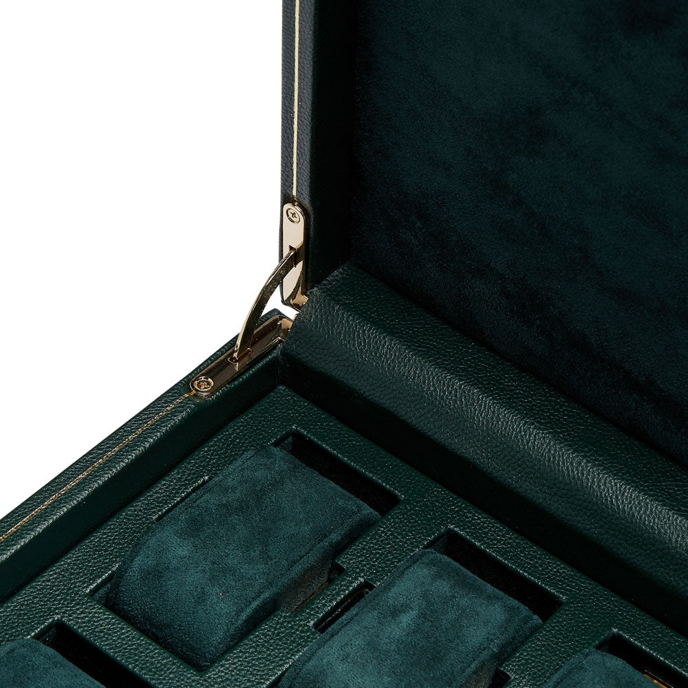 British Racing 10 Piece Watch Box with Storage