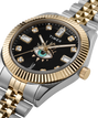 Timex Legacy x Jacquie Aiche Black Sunray Dial with Tribe Eye 36mm Stainless Steel Bracelet Watch