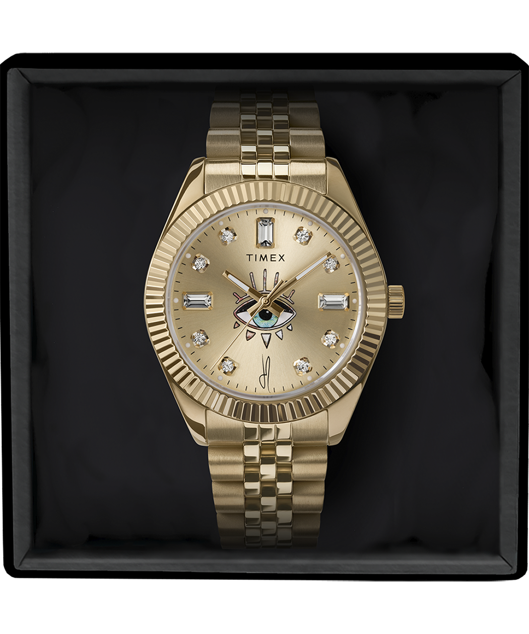 Timex x Jacquie Aiche Allure 36mm Stainless Steel Bracelet Watch