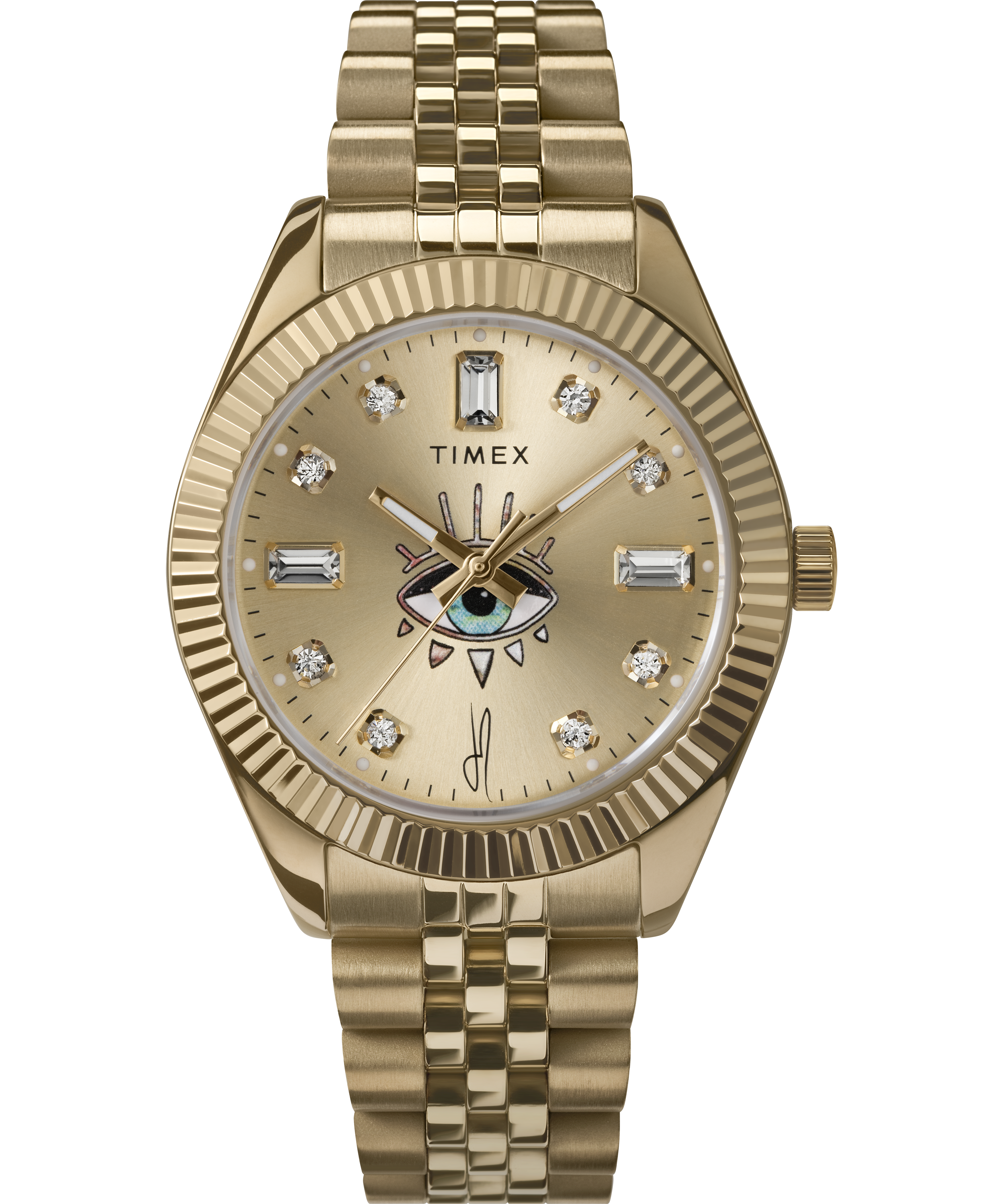 Timex x Jacquie Aiche Allure 36mm Stainless Steel Bracelet Watch