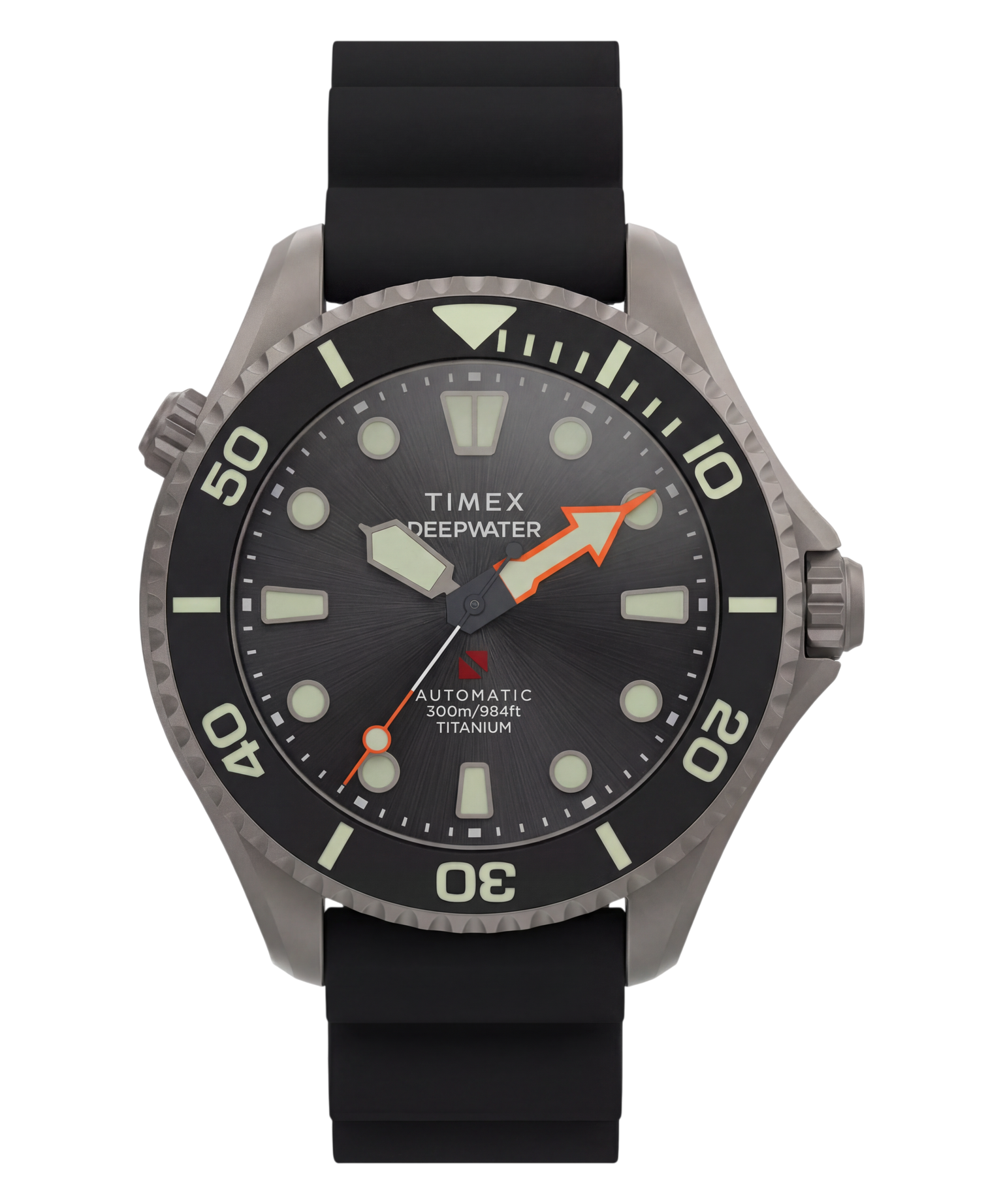 Deepwater Meridian 300 Titanium HEV Automatic 44mm HNBR Synthetic Rubber Strap Watch