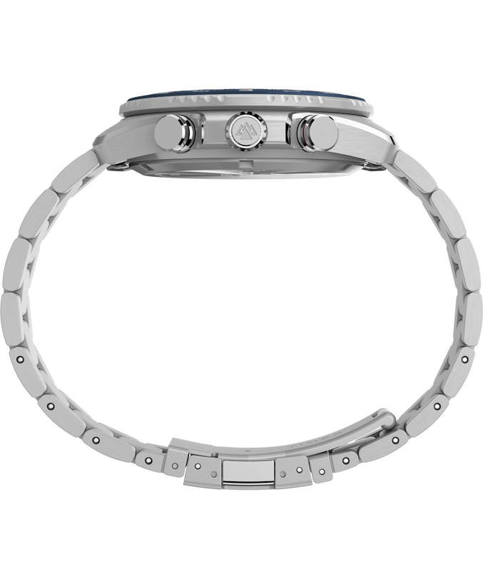 Expedition® Tide Compass IQ 43mm Stainless Steel Bracelet Watch