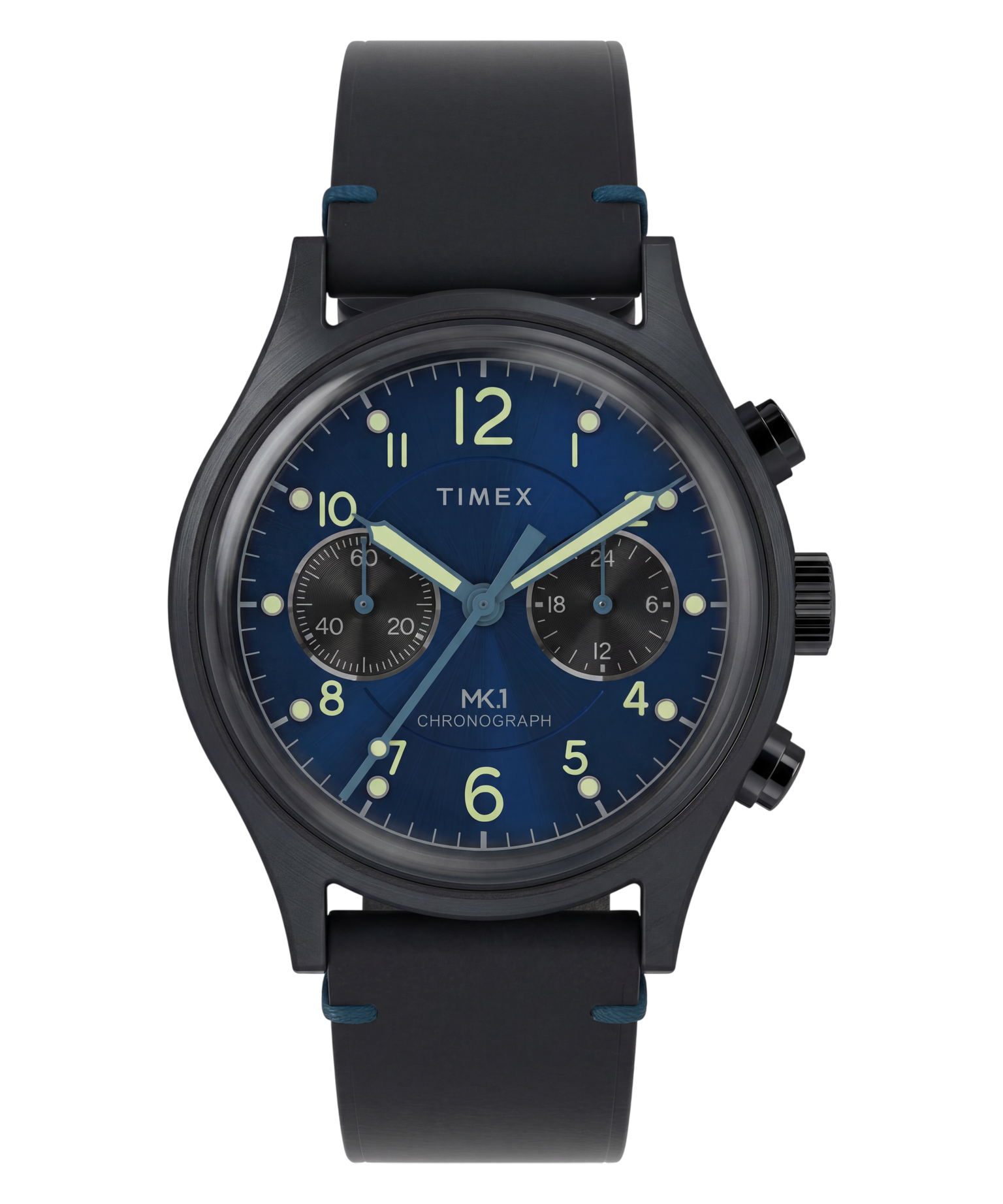 MK1® Chronograph 40mm Leather Strap Watch