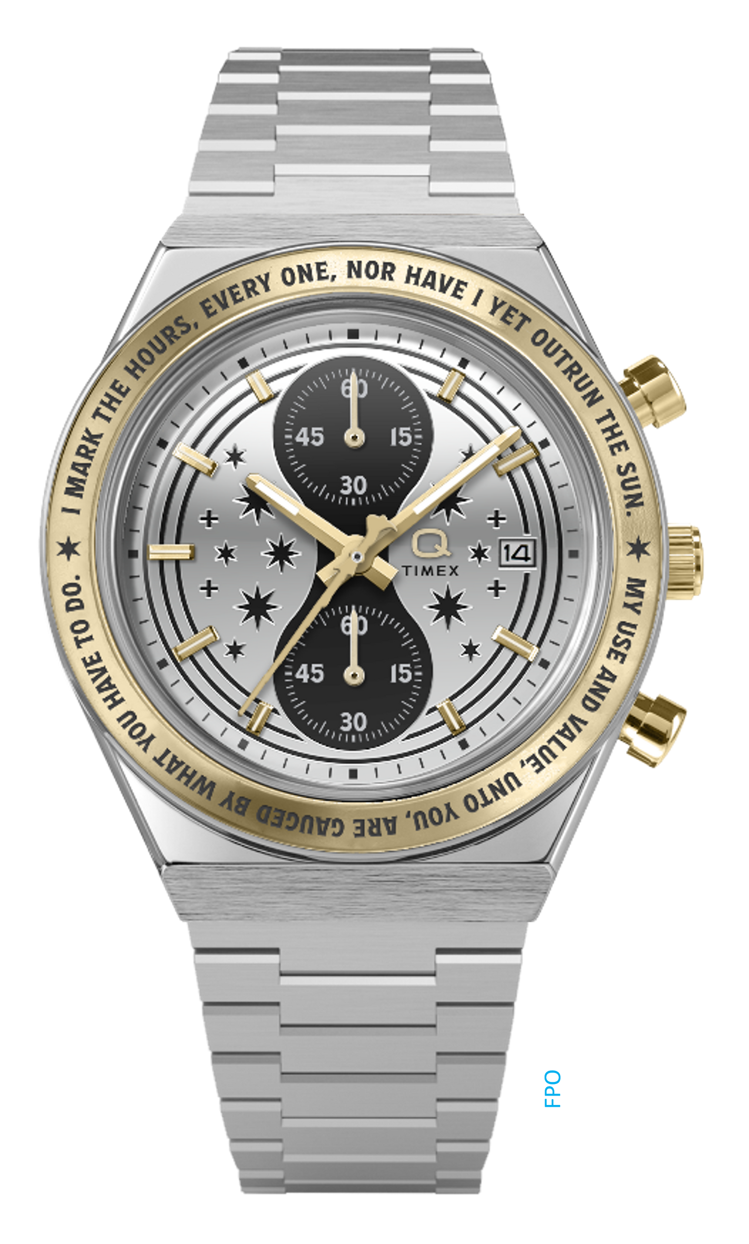 Harry Potter x Q Timex Time Turner Chronograph 40mm Stainless Steel Bracelet Watch