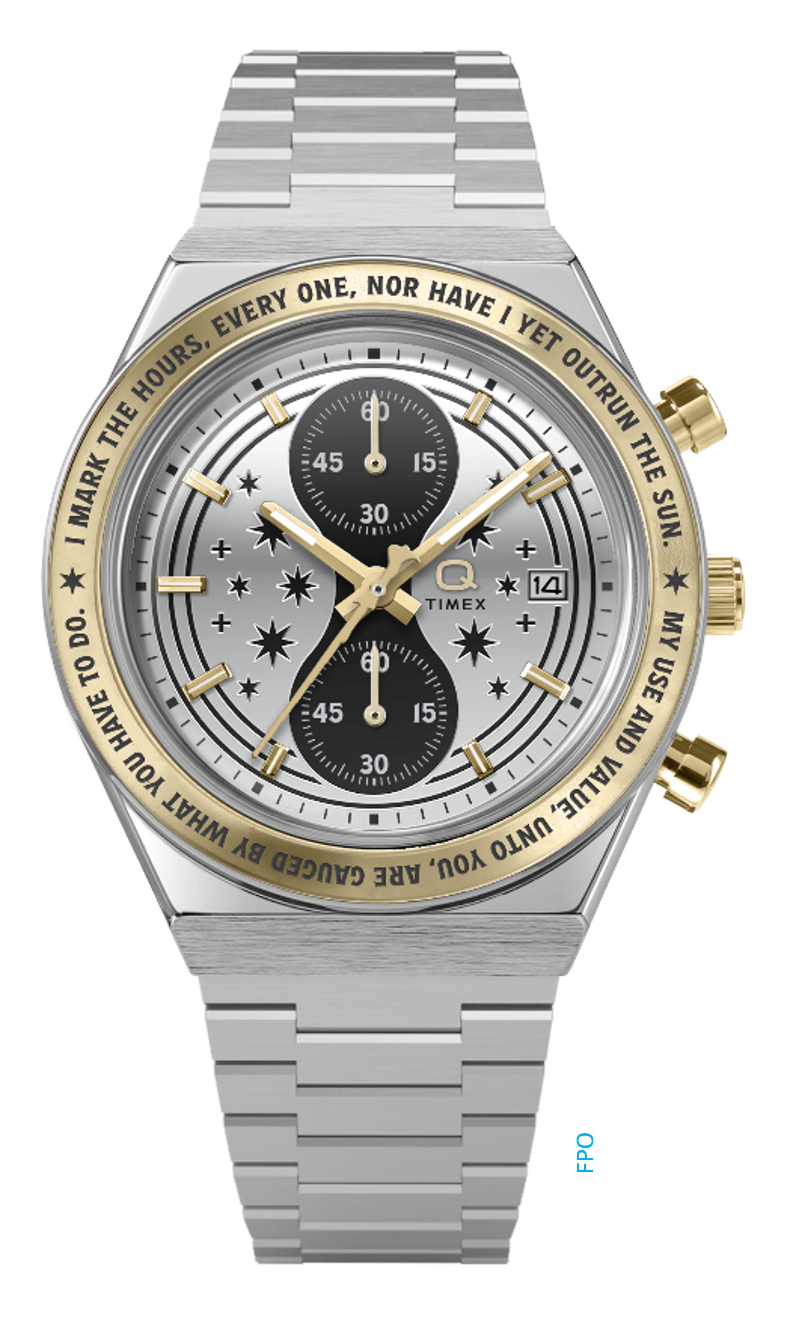 Harry Potter x Q Timex Time Turner Chronograph 40mm Stainless Steel Bracelet Watch