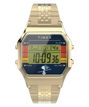 Peanuts® x Timex T80 Snoopy Ski 34.5mm Stainless Steel Bracelet Watch