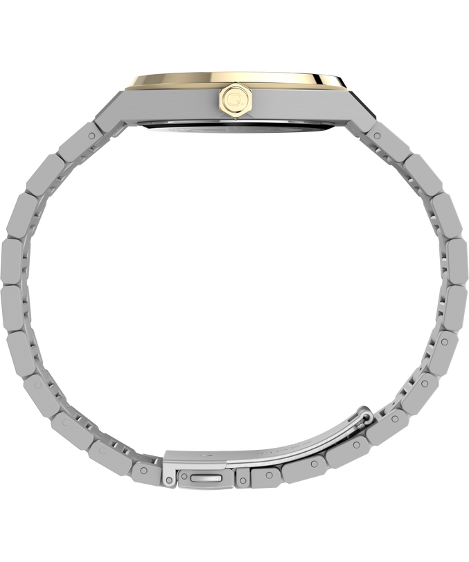 Q Timex Marbella 40.5mm Stainless Steel Bracelet Watch