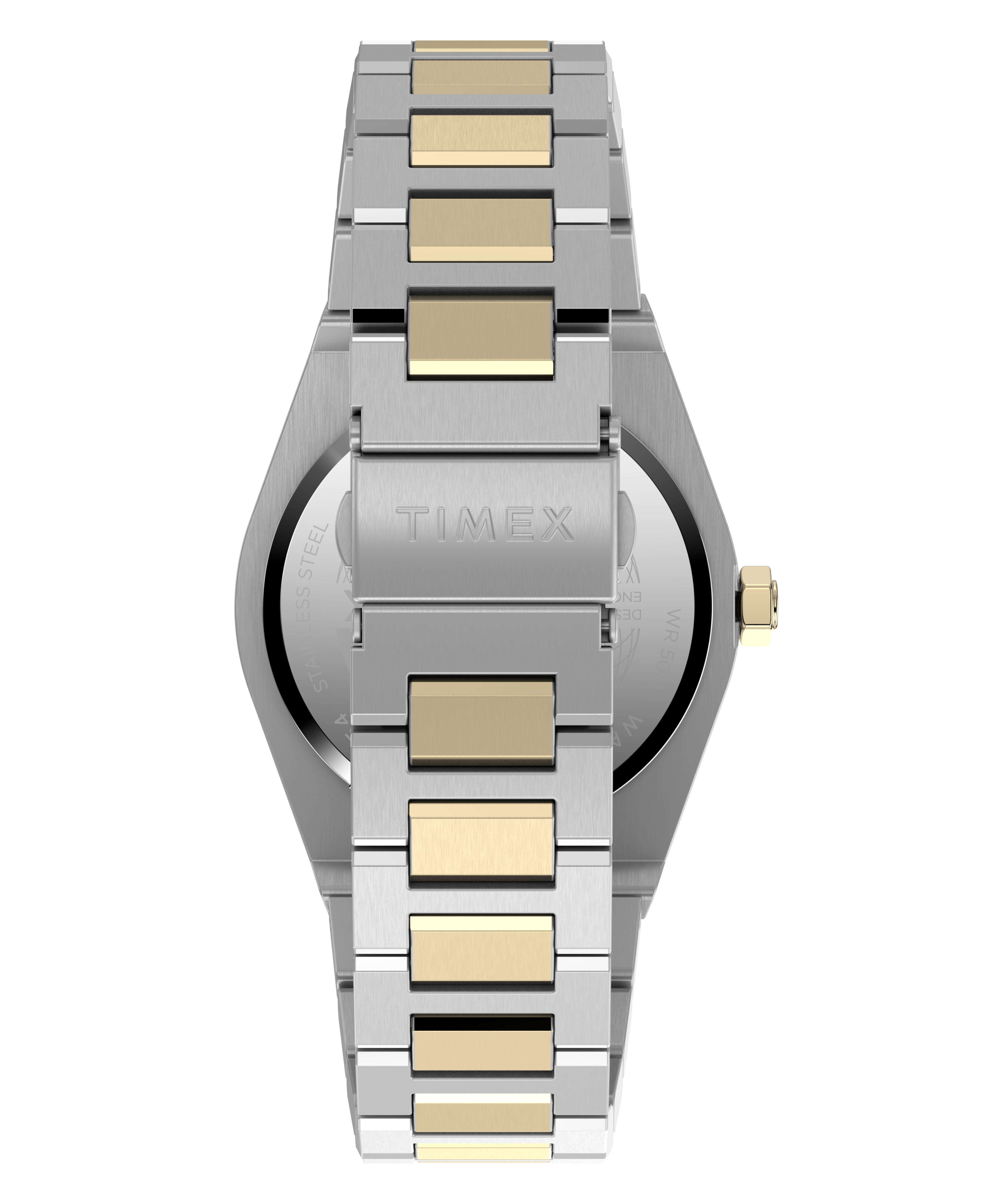 Q Timex Marbella 40.5mm Stainless Steel Bracelet Watch