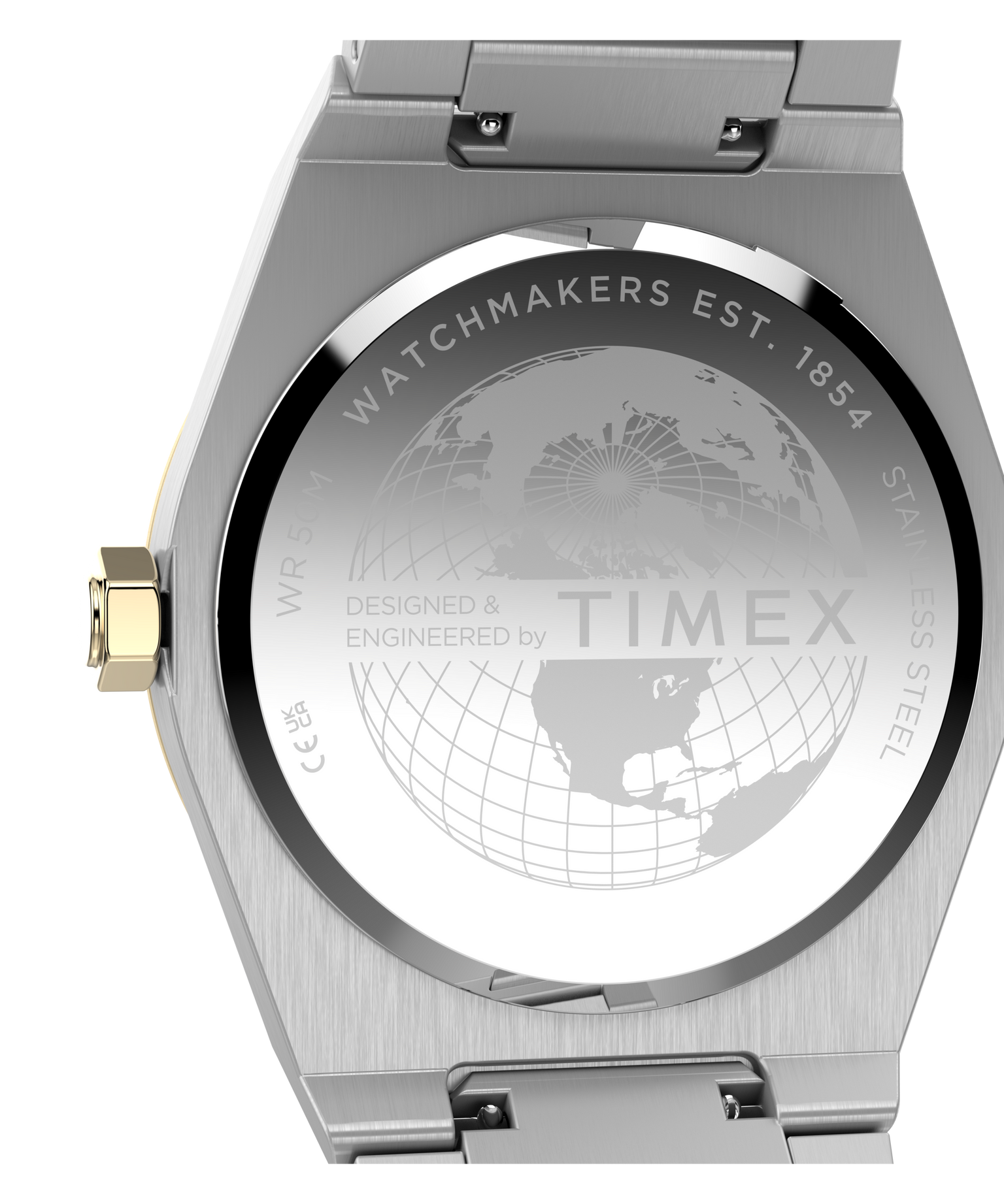 Q Timex Marbella 40.5mm Stainless Steel Bracelet Watch