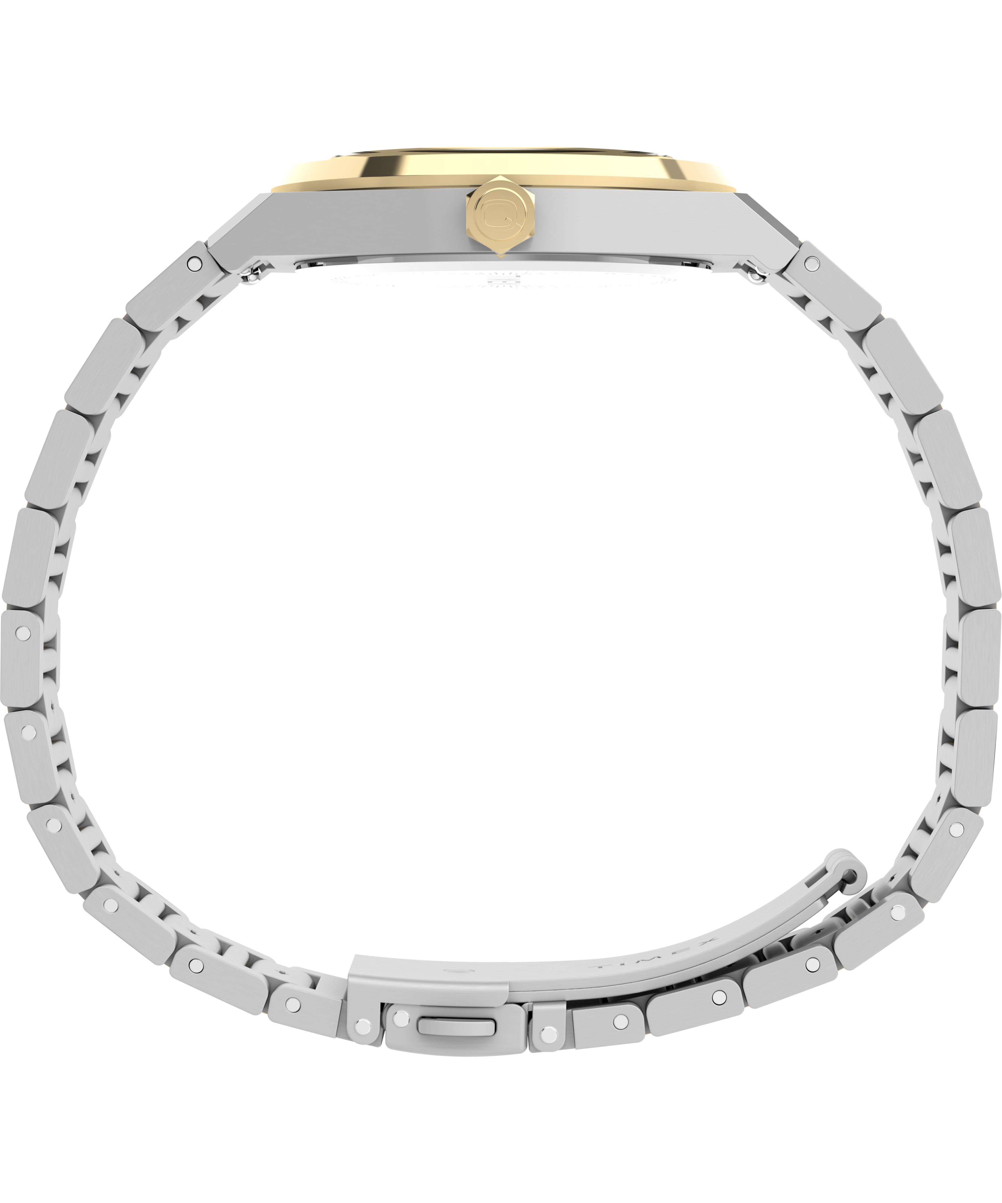 Q Timex Marbella 34mm Stainless Steel Bracelet Watch
