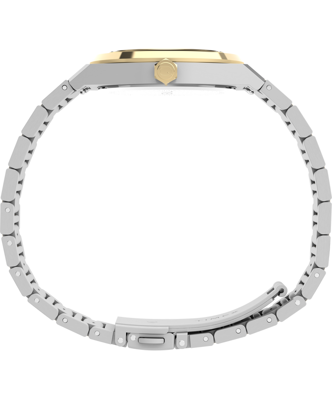 Q Timex Marbella 34mm Stainless Steel Bracelet Watch